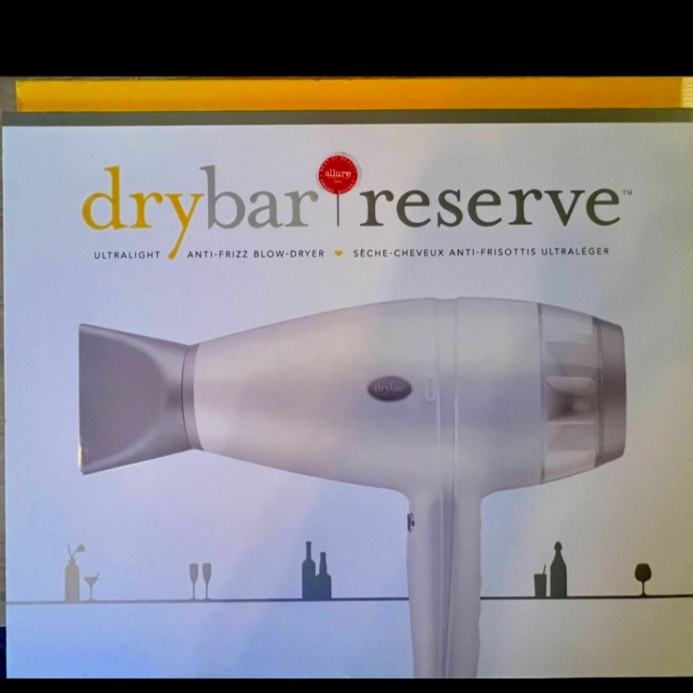 Drybar Reserve ULTRALIGHT Anti-Frizz Blow-Dryer White NWT